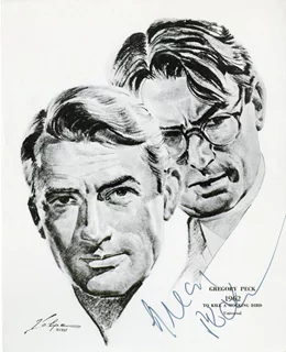 Gregory Peck autograph