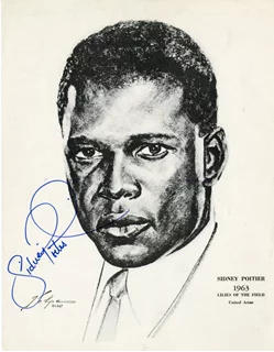 Sidney Poitier autograph