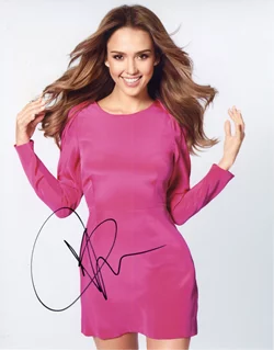Jessica Alba autograph