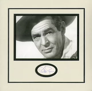 Robert Ryan autograph