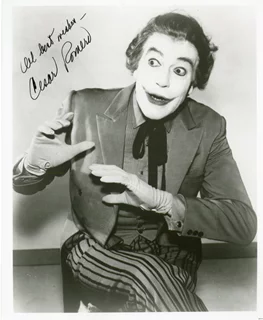 Cesar Romero autograph