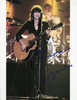 Chrissie Hynde autograph