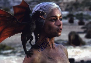 Emilia Clarke autograph