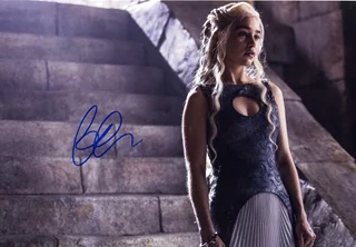Emilia Clarke autograph