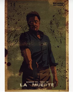 Benicio Del Toro autograph