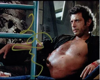 Jeff Goldblum autograph