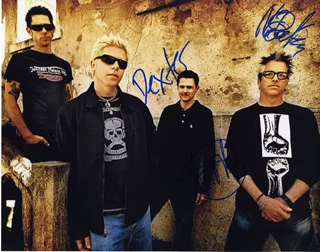 The Offspring autograph