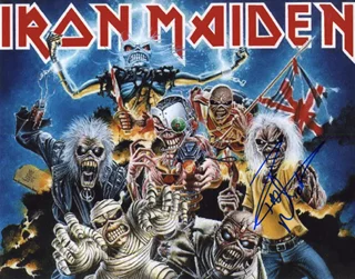 Nicko McBrain autograph