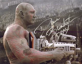 Dave Bautista autograph