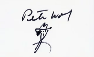 Peter Wolf autograph
