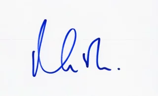 Matt Damon autograph