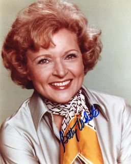 Betty White autograph