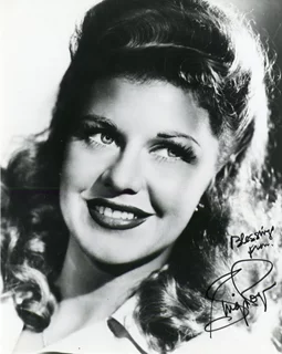 Ginger Rogers autograph