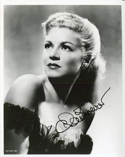 Claire Trevor autograph