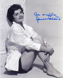 Rossana Podesta autograph
