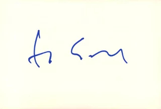 Hugh Grant autograph