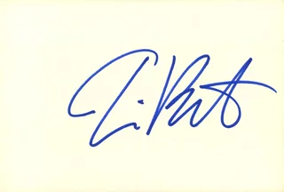 Tim Burton autograph