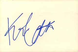 Kim Cattrall autograph