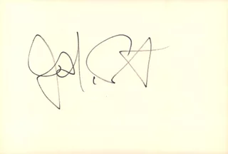 John Carpenter autograph