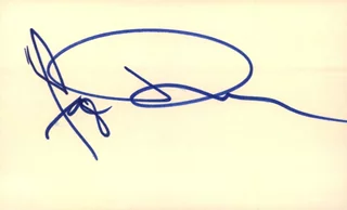 Faye Dunaway autograph