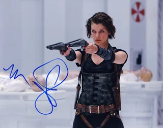 Milla Jovovich autograph