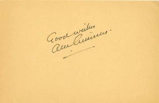 Alec Guinness autograph