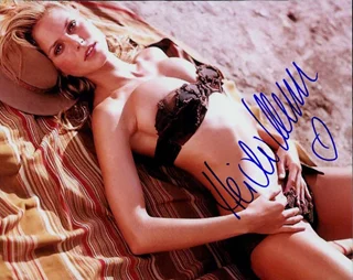 Heidi Klum autograph