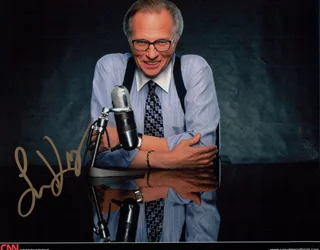 Larry King autograph