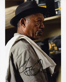 Morgan Freeman autograph