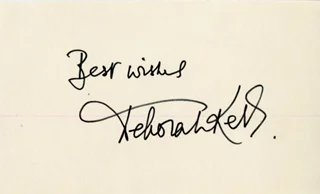 Deborah Kerr autograph