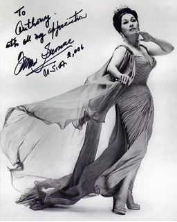 Yma Sumac autograph
