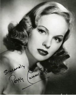 Peggy Cummins autograph