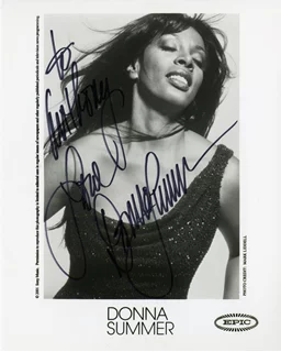 Donna Summer autograph