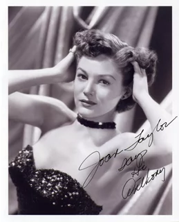 Joan Taylor autograph