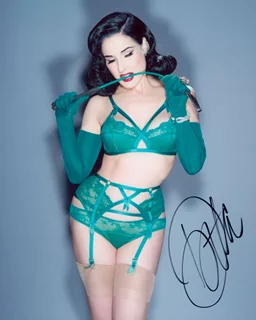 Dita Von Teese autograph