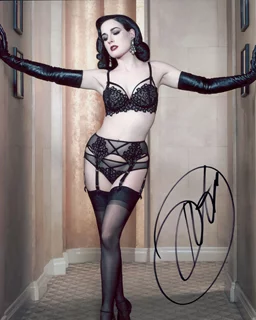 Dita Von Teese autograph