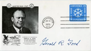 Gerald Ford autograph