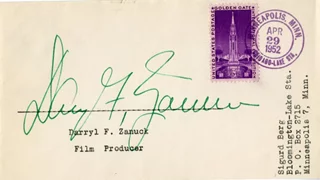 Darryl Zanuck autograph
