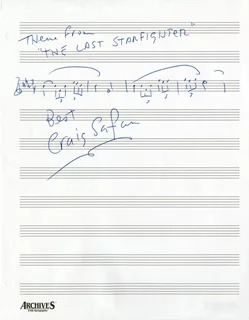 Craig Safan autograph