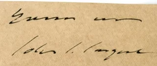 John Singer Sargent autograph