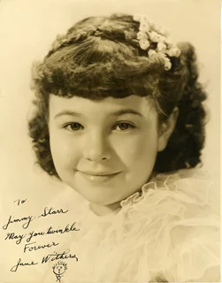 Jane Withers autograph