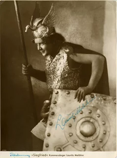 Lauritz Melchior autograph