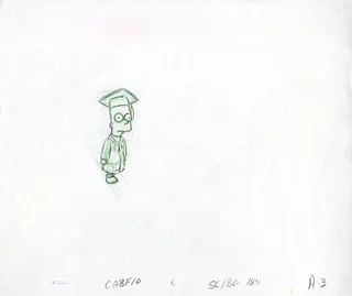 The Simpsons autograph