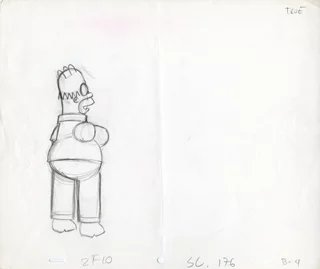 The Simpsons autograph
