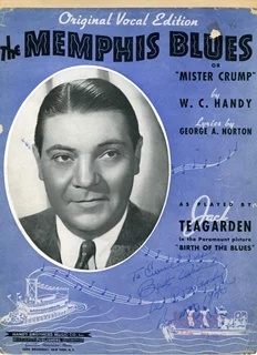 W.C. Handy autograph