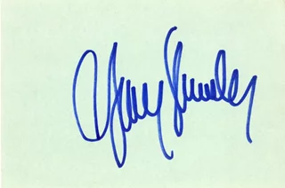 Garry Shandling autograph