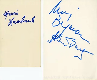 The Way We Were autograph