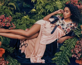 Laura Harrier autograph