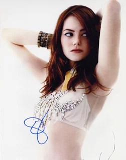 Emma Stone autograph