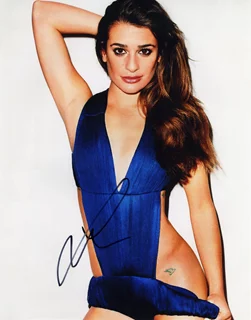 Lea Michele autograph